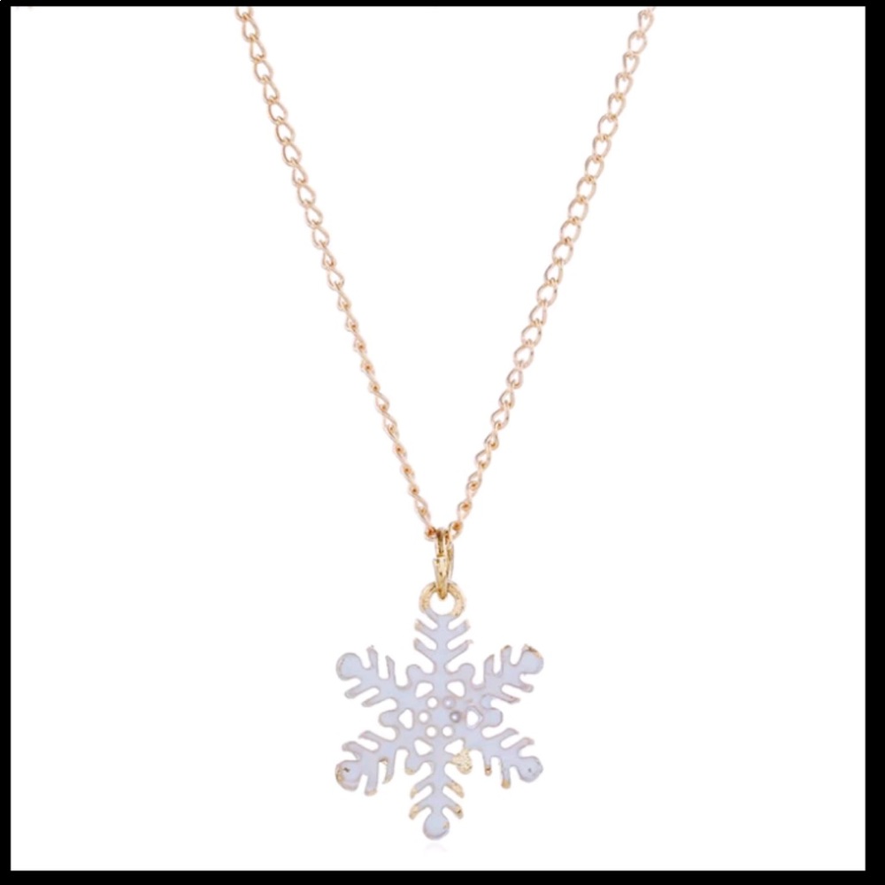 Winter Snowflake ❄️ Necklace and earrings Gift Set
